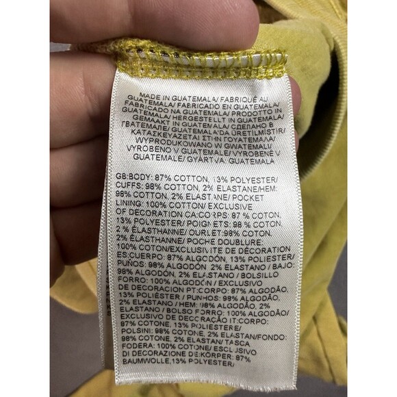 The North Face Fleece Joggers Men’s Medium Yellow Pockets Sweatpants Athleisure - Picture 4 of 10